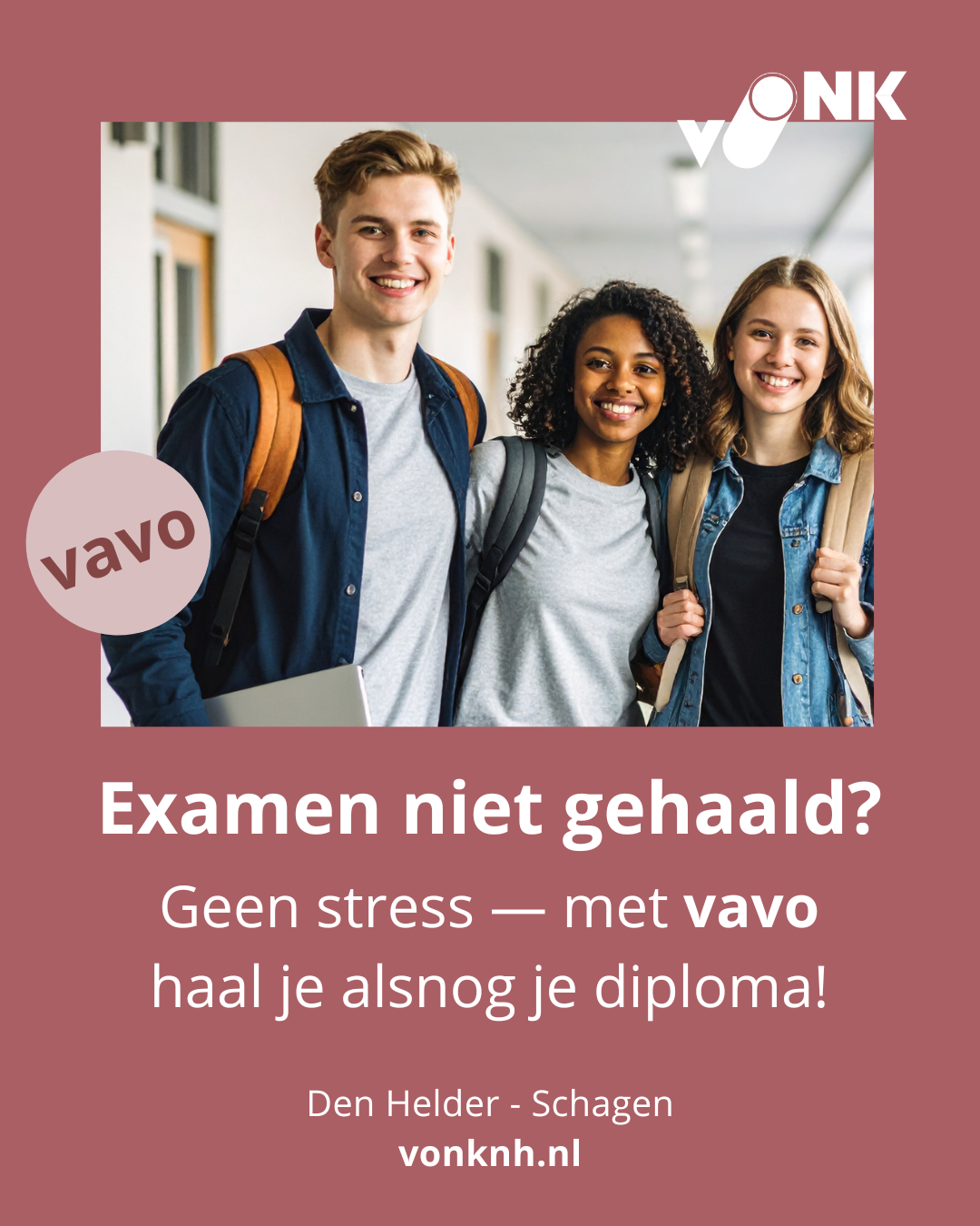 haal je vmbo of havo diploma op het vavo