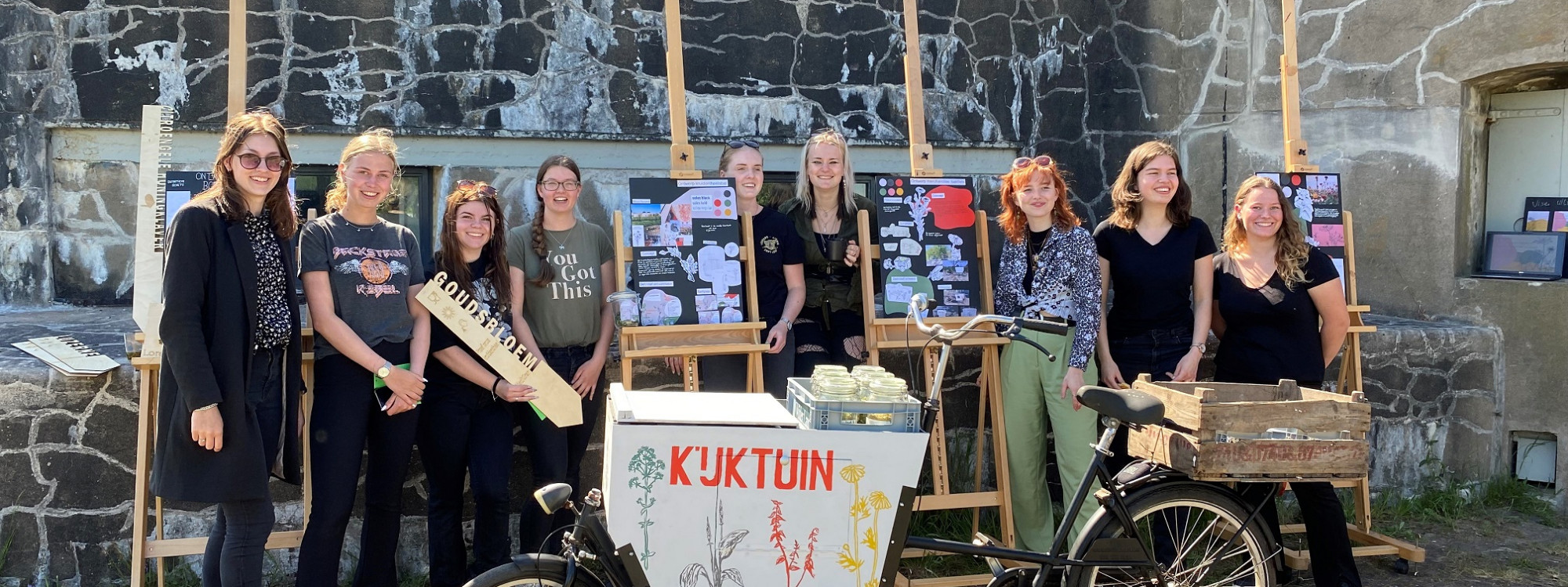 Kruidentuin Fort K'IJK studenten Vonk