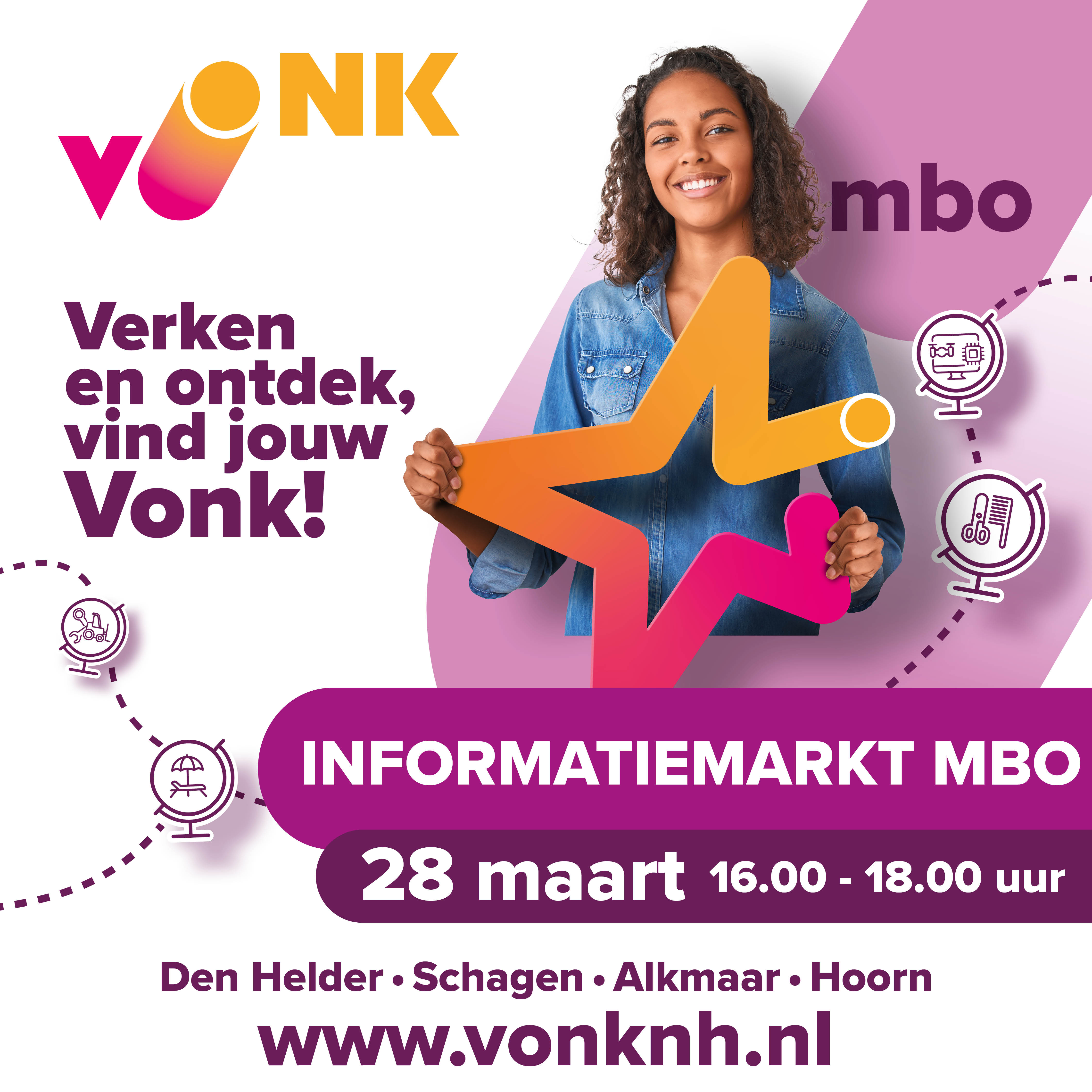 Informatiemarkt Vonk mbo 28 maart 2024