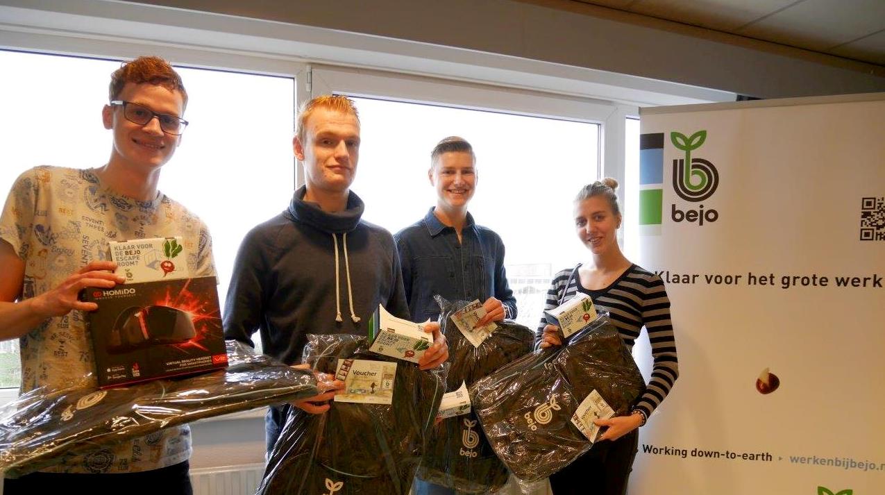 Studenten Plantenteelt Vonk bij Bejo