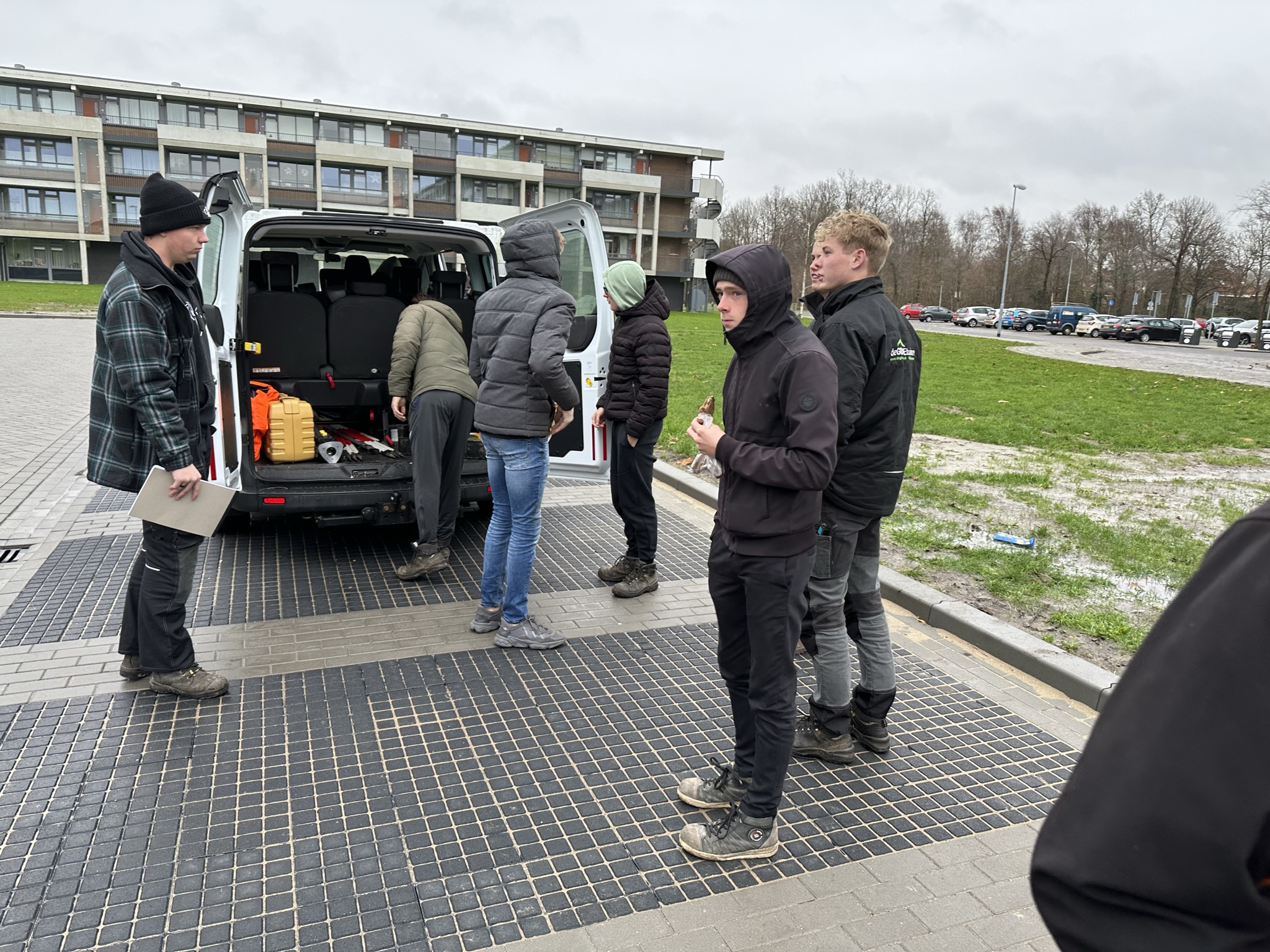 Studenten TPL Vonk Kenniswerkplaats Den Helder - op locatie