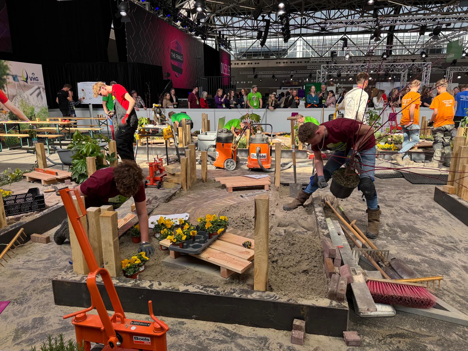 Tuinontwerp- en aanleg vmbo vakwwedstrijd Skills Vonk