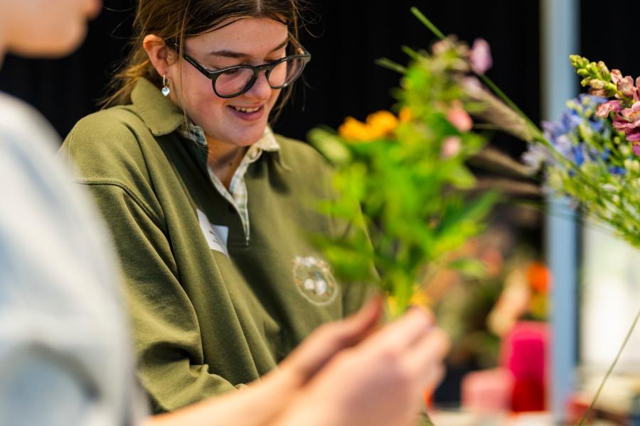 Bloemwerk Skills vakwedstrijden Vonk
