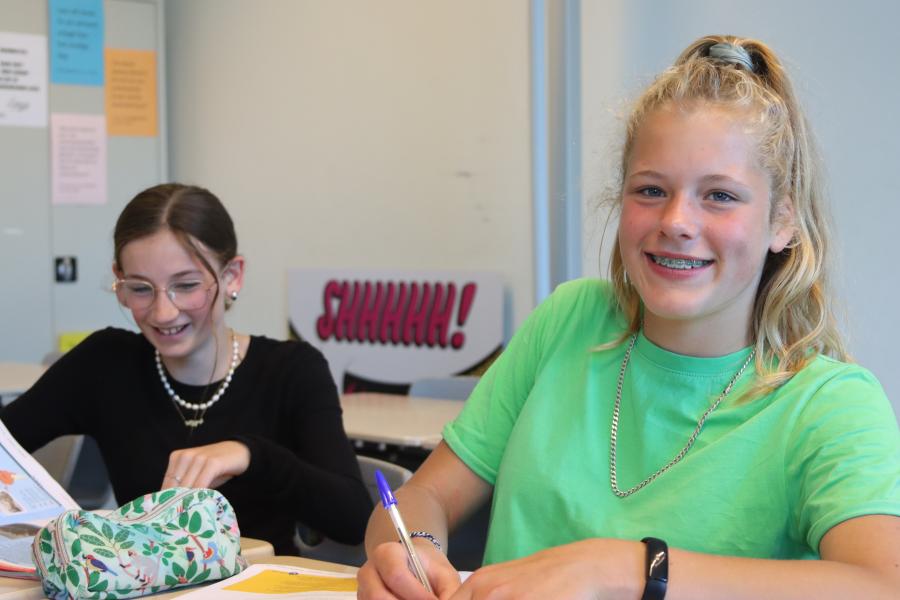 Vonk Alkmaar leerlingen in de klas