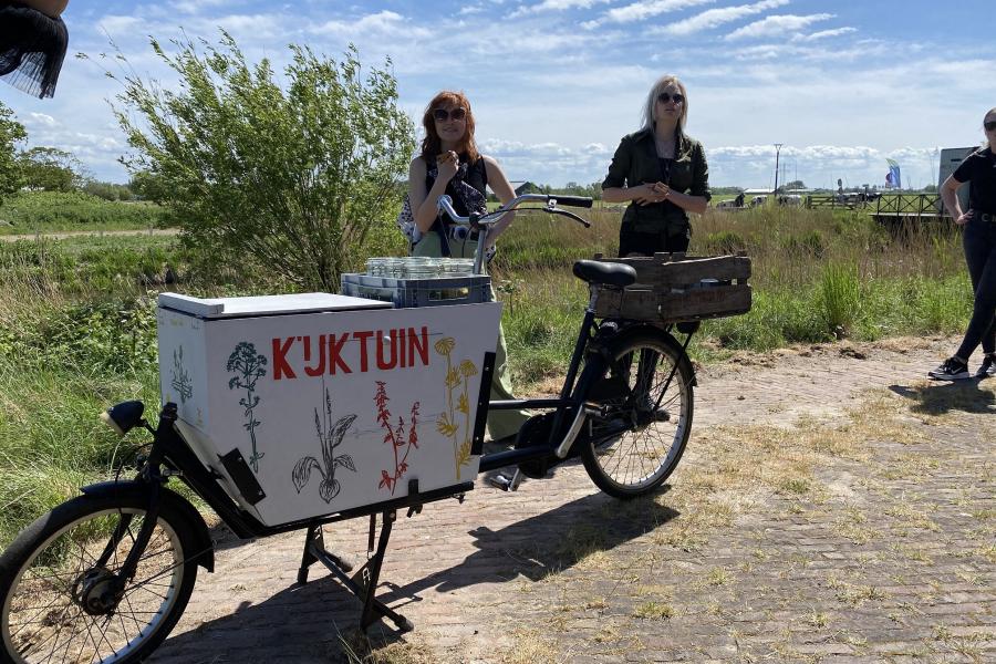 Kruidentuin Fort k'IJK studenten Vonk