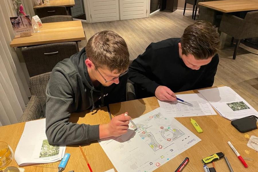 Praktijkvoorbeeld studenten Tuin, Park & Landschap Vonk