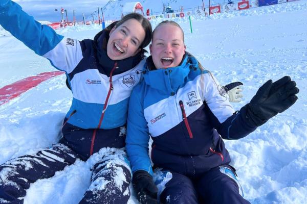 Isa en Stephani, studenten mbo-opleiding Sport en Bewegen Vonk