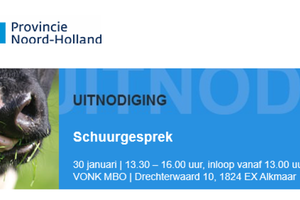 Uitnodiging schuurgesprek melkveehouders - Biodivers Perspectief