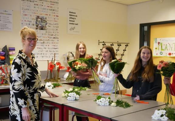 docent plant met klas