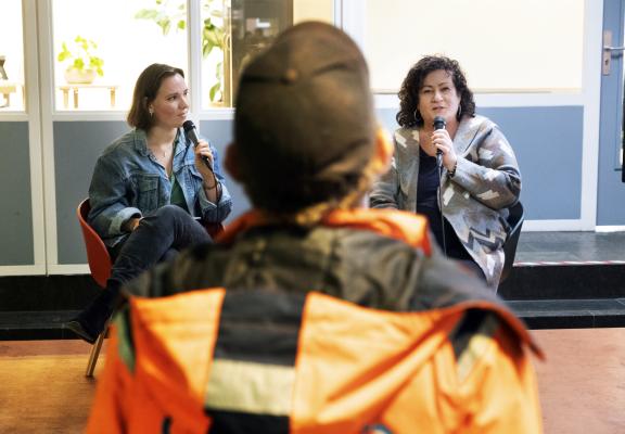 Bezoek Caroline van der Plas aan Vonk Hoorn