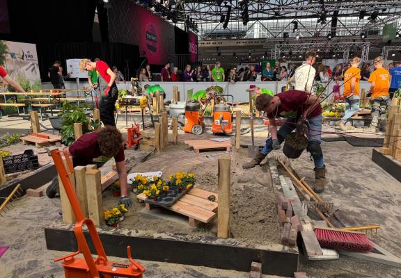 Skills Talents Vonk vmbo 2025 RAI Amsterdam tuinaanleg