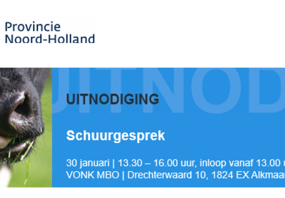 Uitnodiging schuurgesprek melkveehouders - Biodivers Perspectief