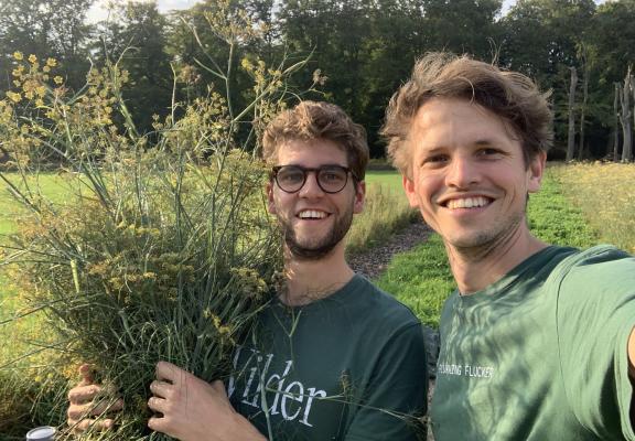 Wilder Land Daan (links) en Matthijs (rechts)