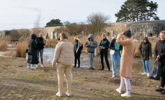 Studenten Bloem, Groen & Styling bij Fort K’IJK.